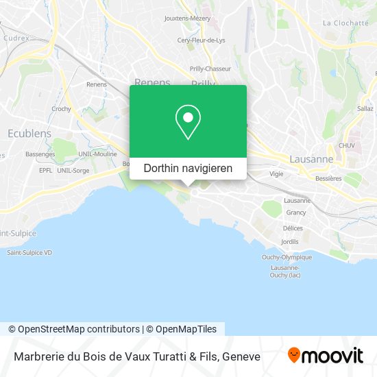 Marbrerie du Bois de Vaux Turatti & Fils Karte