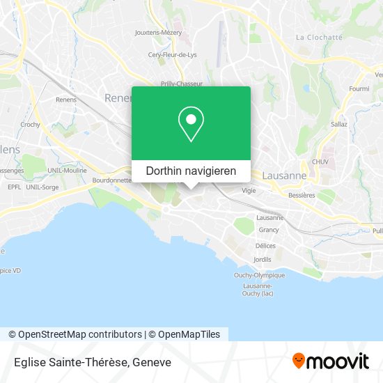 Eglise Sainte-Thérèse Karte
