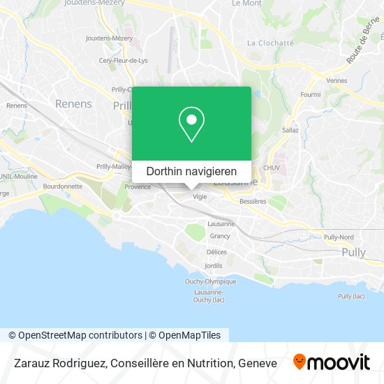 Zarauz Rodriguez, Conseillère en Nutrition Karte