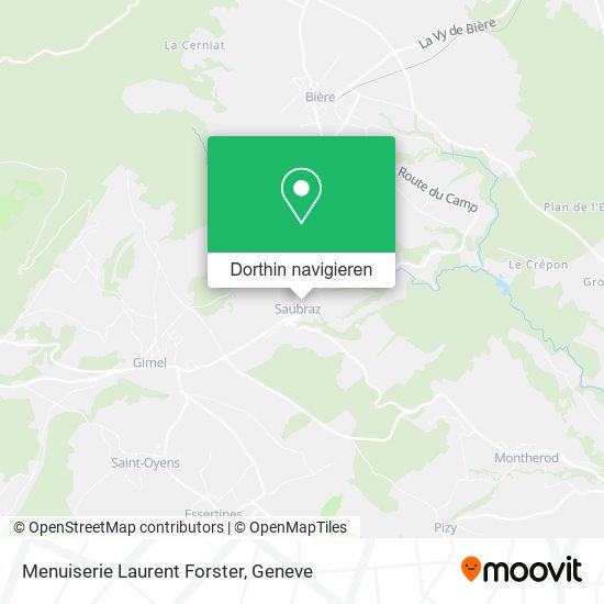 Menuiserie Laurent Forster Karte