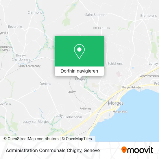 Administration Communale Chigny Karte