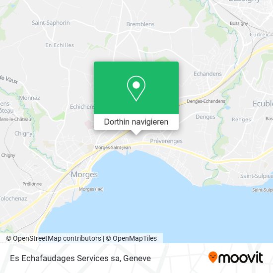 Es Echafaudages Services sa Karte