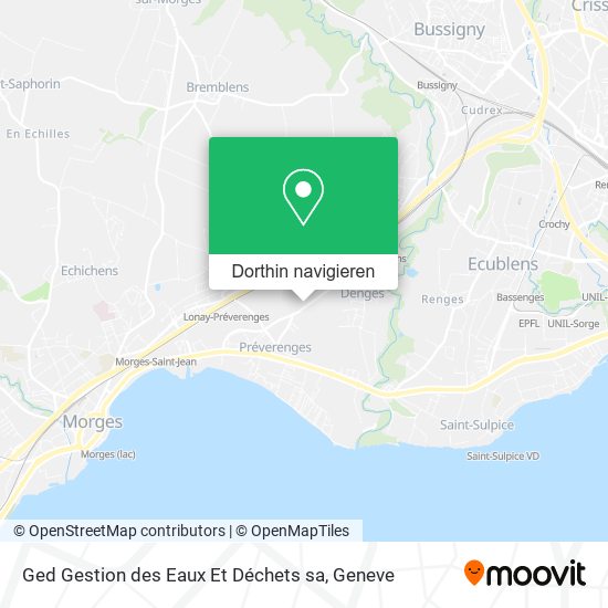 Ged Gestion des Eaux Et Déchets sa Karte