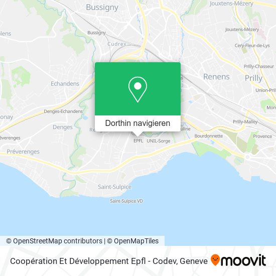 Coopération Et Développement Epfl - Codev Karte