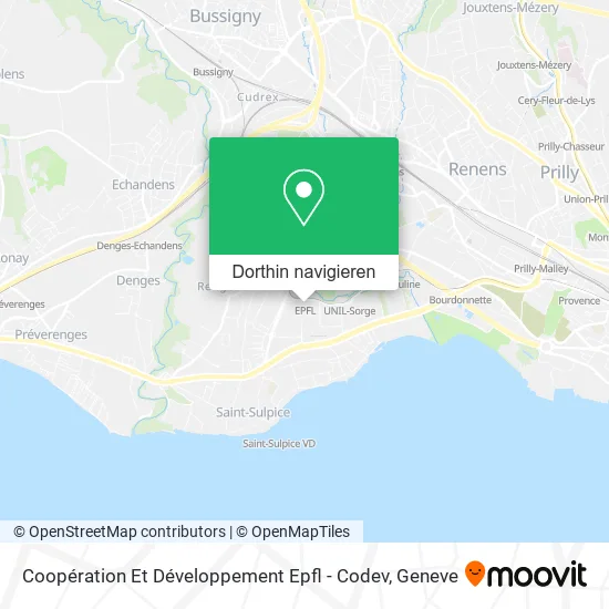 Coopération Et Développement Epfl - Codev Karte