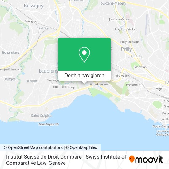 Institut Suisse de Droit Comparé - Swiss Institute of Comparative Law Karte