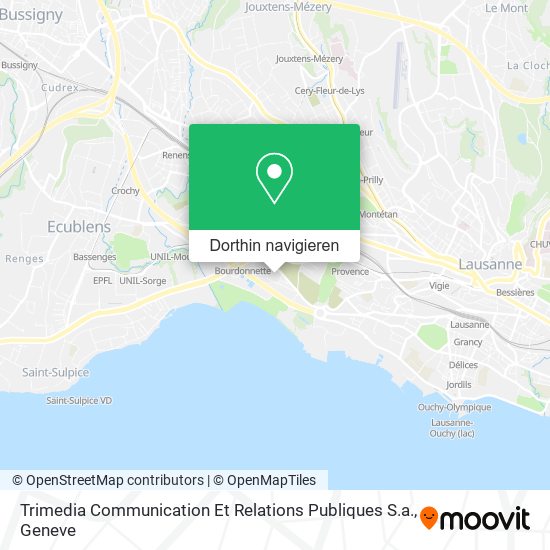 Trimedia Communication Et Relations Publiques S.a. Karte