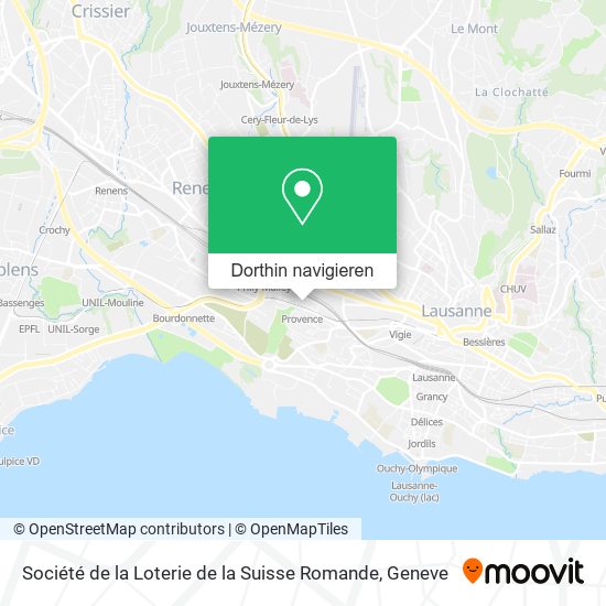 Société de la Loterie de la Suisse Romande Karte
