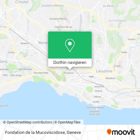 Fondation de la Mucoviscidose Karte