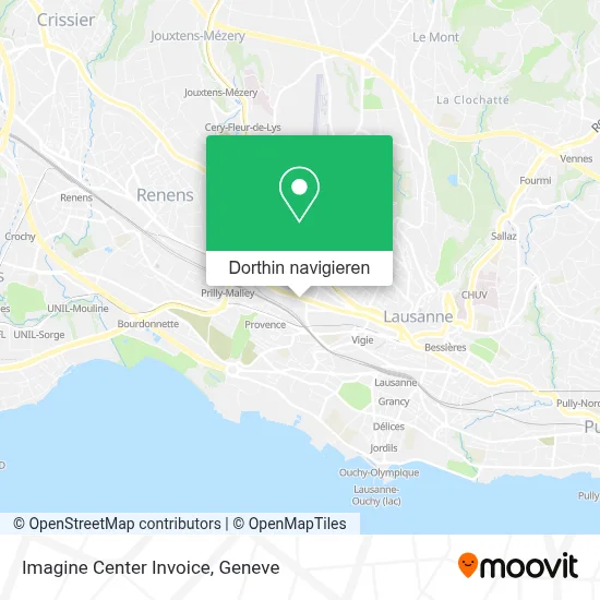 Imagine Center Invoice Karte