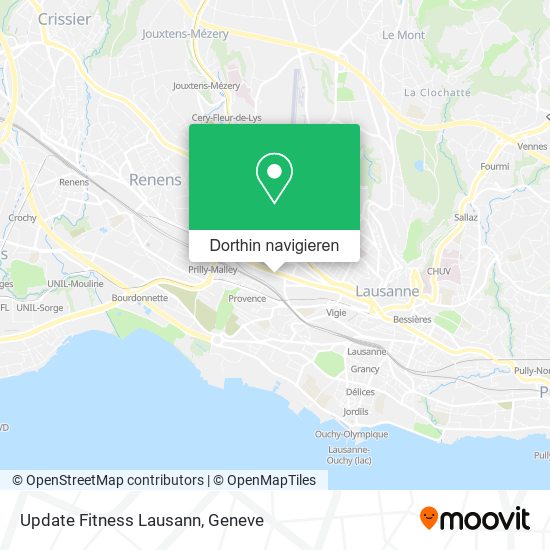 Update Fitness Lausann Karte