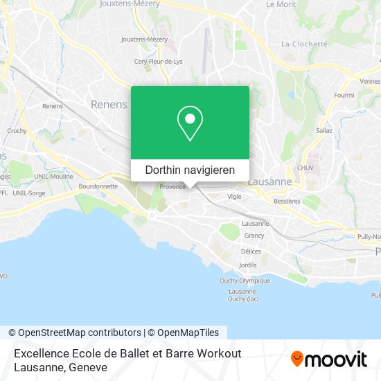Excellence Ecole de Ballet et Barre Workout Lausanne Karte