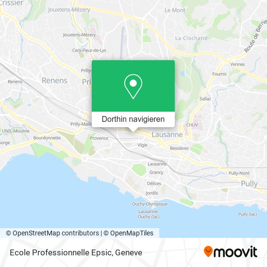 Ecole Professionnelle Epsic Karte