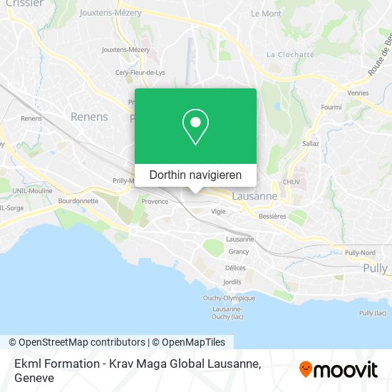 Ekml Formation - Krav Maga Global Lausanne Karte