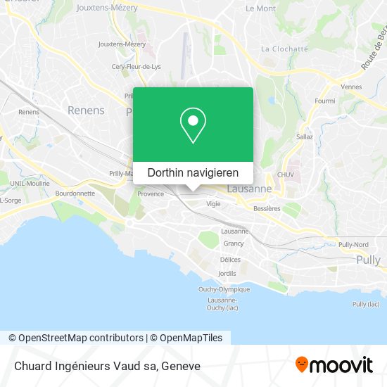 Chuard Ingénieurs Vaud sa Karte
