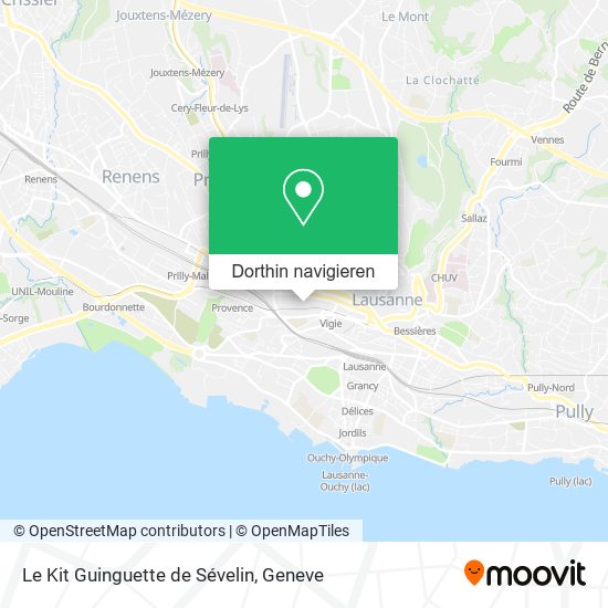 Le Kit Guinguette de Sévelin Karte