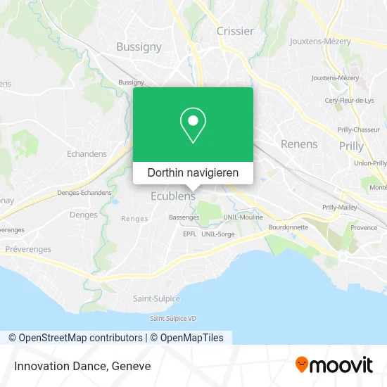 Innovation Dance Karte