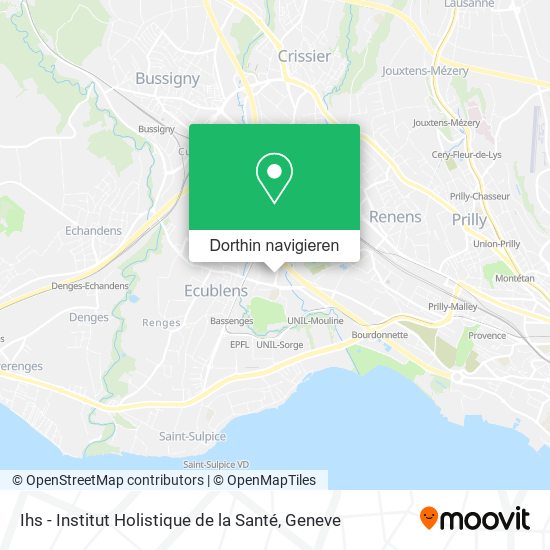 Ihs - Institut Holistique de la Santé Karte