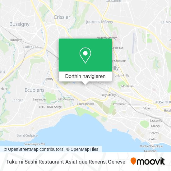 Takumi Sushi Restaurant Asiatique Renens Karte