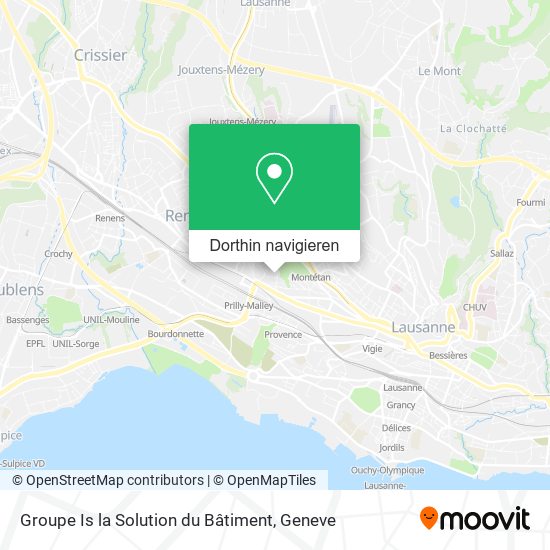 Groupe Is la Solution du Bâtiment Karte