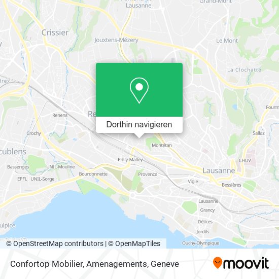 Confortop Mobilier, Amenagements Karte