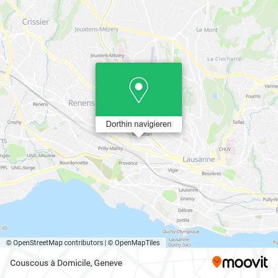 Couscous à Domicile Karte