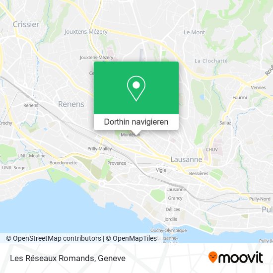 Les Réseaux Romands Karte