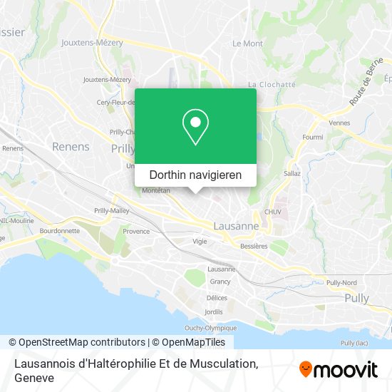Lausannois d'Haltérophilie Et de Musculation Karte