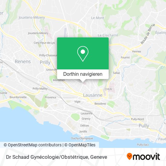 Dr Schaad Gynécologie / Obstétrique Karte