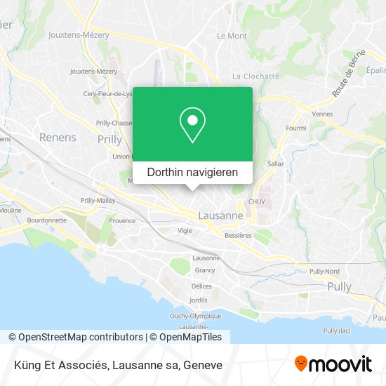 Küng Et Associés, Lausanne sa Karte