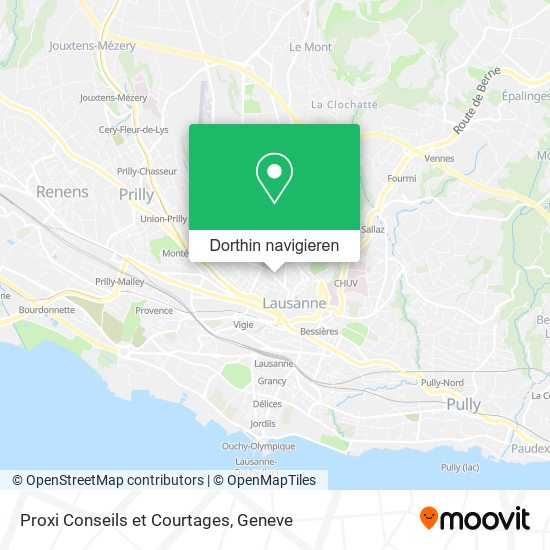 Proxi Conseils et Courtages Karte