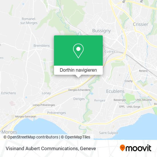 Visinand Aubert Communications Karte