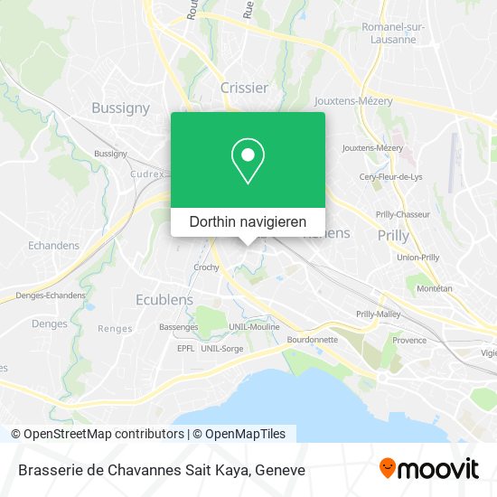 Brasserie de Chavannes Sait Kaya Karte
