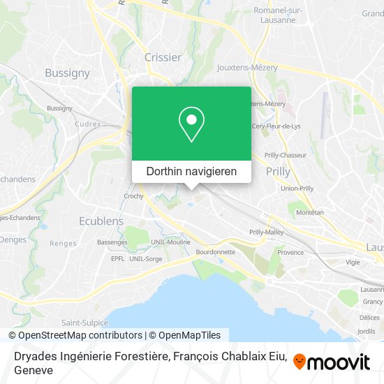 Dryades Ingénierie Forestière, François Chablaix Eiu Karte