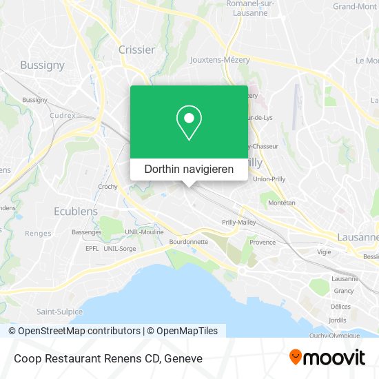 Coop Restaurant Renens CD Karte