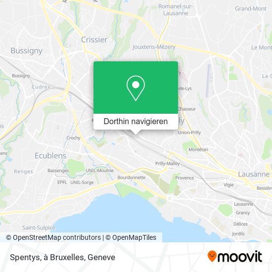 Spentys, à Bruxelles Karte
