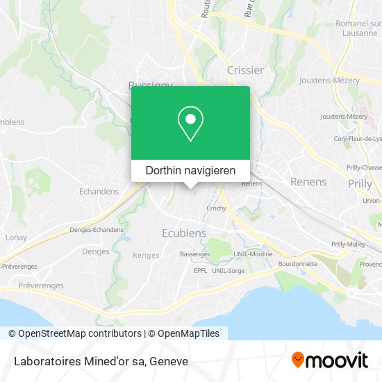 Laboratoires Mined'or sa Karte