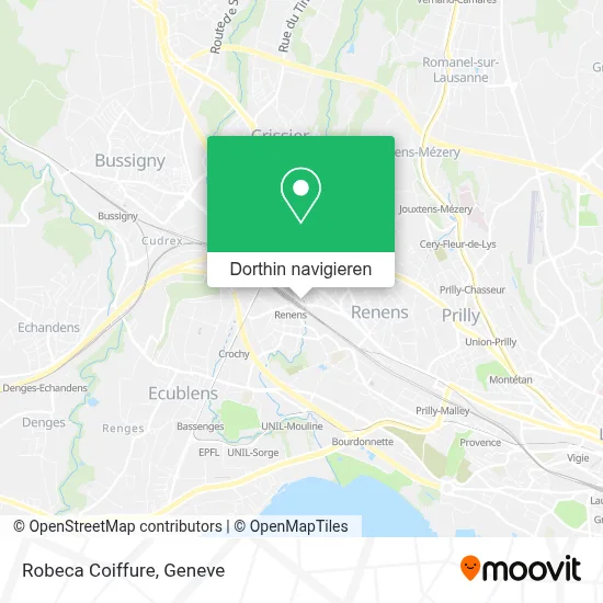 Robeca Coiffure Karte