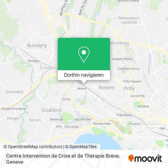 Centre Intervention de Crise et de Thérapie Brève Karte