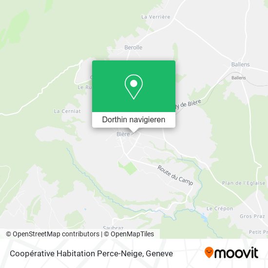 Coopérative Habitation Perce-Neige Karte