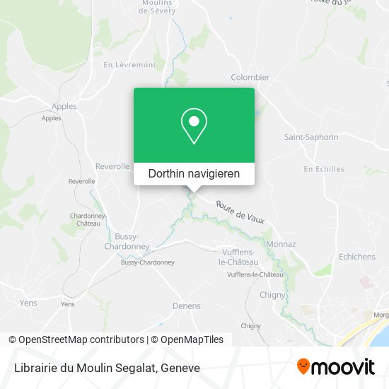 Librairie du Moulin Segalat Karte