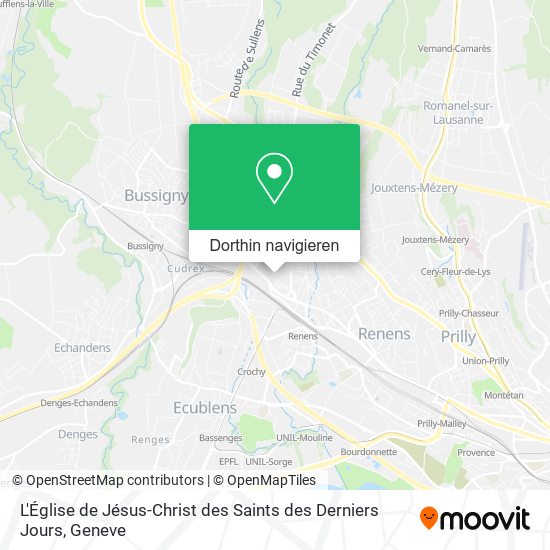 L'Église de Jésus-Christ des Saints des Derniers Jours Karte