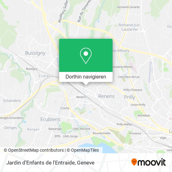 Jardin d'Enfants de l'Entraide Karte
