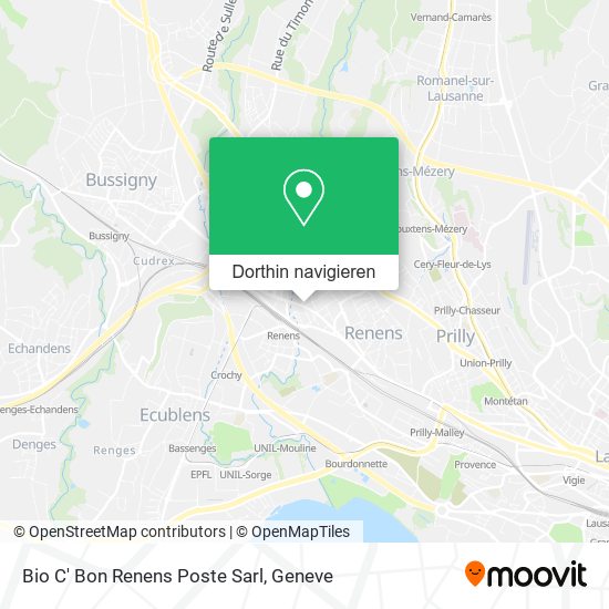 Bio C' Bon Renens Poste Sarl Karte