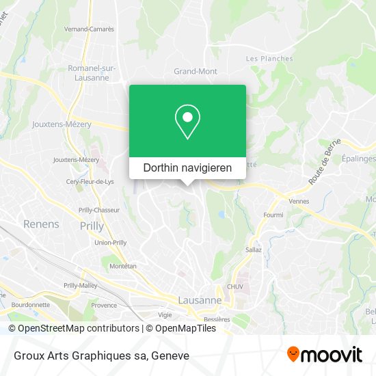 Groux Arts Graphiques sa Karte