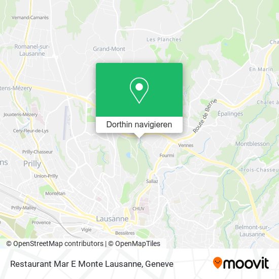Restaurant Mar E Monte Lausanne Karte