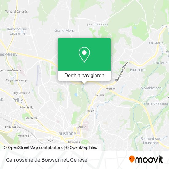 Carrosserie de Boissonnet Karte