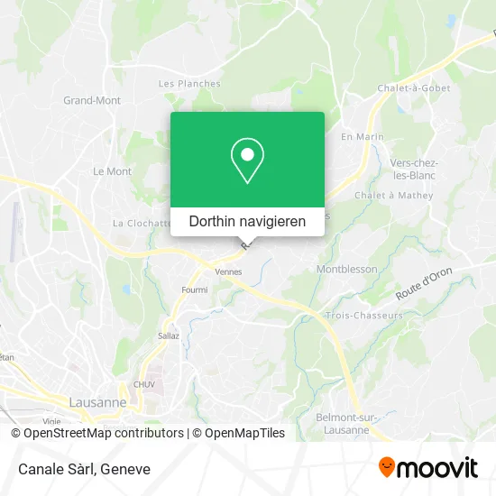 Canale Sàrl Karte
