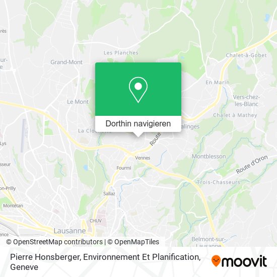 Pierre Honsberger, Environnement Et Planification Karte