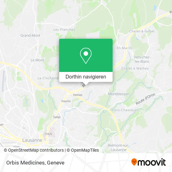 Orbis Medicines Karte